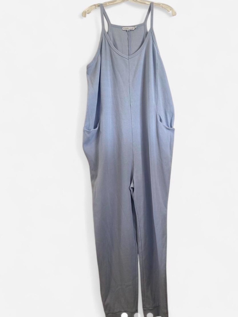 Sincerely Jules Light Blue Sleeveless Jumpsuit Romper Large